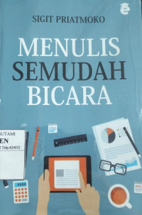 Image of Menulis Semudah Bicara